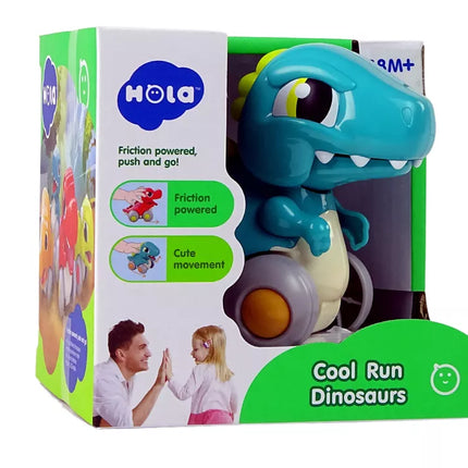 Dinozauras ant ratų, mėlyna figūrėlė