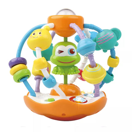 Interaktyvus varlės kamuoliuko žaislas su šviesomis ir muzika