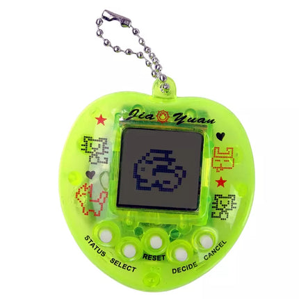 Elektroninis Tamagotchi geltonas žaidimas su gyvūnu