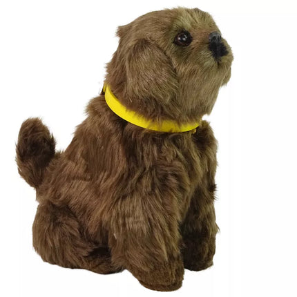 Interaktyvus pliušinis šuo. Minkštas kailis. Paglostykite galvą ir sužinokite jo funkcijas.