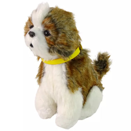 Interaktyvus pliušinis šuo, minkštas Ši cu veislės