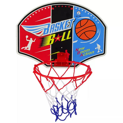Krepšinio rinkinys + kamuolys Krepšinio kamuolio pompa Stalas