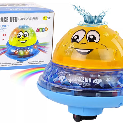 Vandens kamuolys UFO Diodai Linksma muzika Geltona