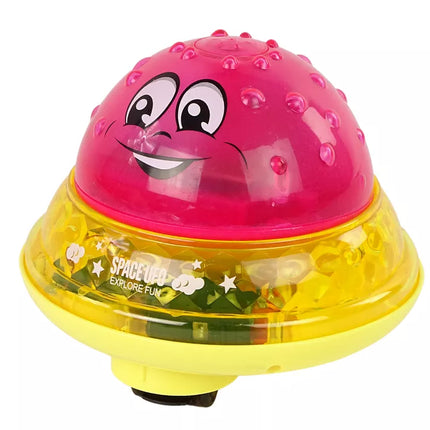 Vandens kamuolys NSO diodai Linksma muzika Rožinė