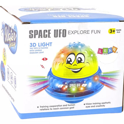 Vandens kamuolys NSO diodai Linksma muzika Rožinė