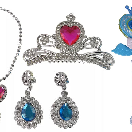 Magical Fairy Tale Princesses rinkinys Interaktyvi lazdelė šviesos garsas Žvaigždžių projektoriaus funkcija