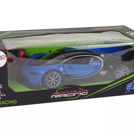 Nuotoliniu būdu valdomas sportinis automobilis LED priekiniai žibintai + R/C nuotolinio valdymo pultas