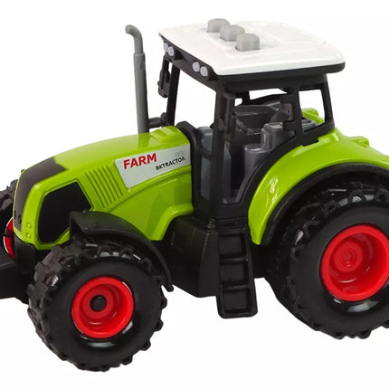 Ūkininko traktoriaus rinkinys + 2 žemės ūkio mašinos, ūkio sunkvežimio rinkinys