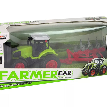 Nuotoliniu būdu valdomas traktorius 1:16 Pilot Guminiai ratai