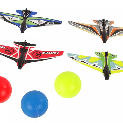 Didelis lėktuvas ir kamuoliukų paleidimo įrenginio šautuvas „Aircraft Gun 2in1“