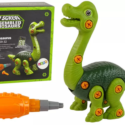 Išardomas žalias brachiozauro dinozauras