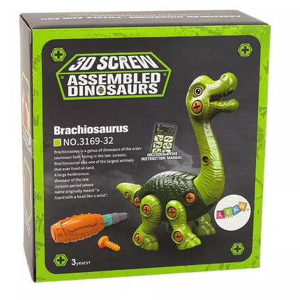 Išardomas žalias brachiozauro dinozauras