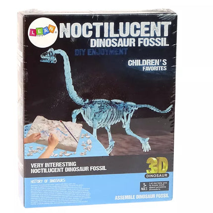 Archeologinis kasinėjimo rinkinys dinozaurų skeletas 3D brachiozauras holograminis