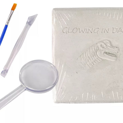 Archeologinis kasinėjimo rinkinys dinozaurų skeletas 3D brachiozauras holograminis