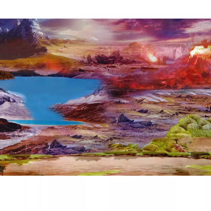 Didelis laukinių gyvūnų safario figūrėlių rinkinys + priedai 34 elementai