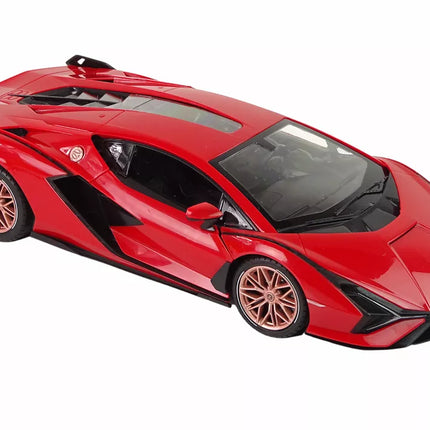 Automobilis R/C Lamborghini Sian FKP 37 Rastar 1:14 raudonas su nuotolinio valdymo pulteliu