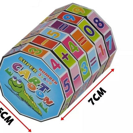 Edukacinis kubas Matematinis būgnas Skaičių mokymasis