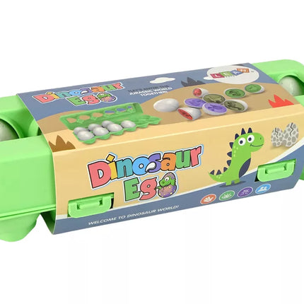 Kūrybingas dėlionės rūšiuotojas Dinozaurų kiaušiniai 12 dalių Formų atitikimas