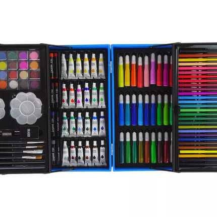 Vaikų meno rinkinys, 145 dalys, rožiniame dėkle su vienaragiu.