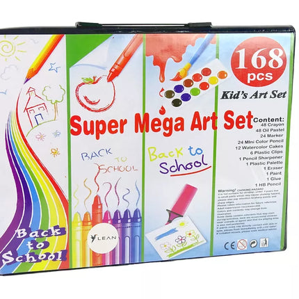 Meno rinkinys lagamine 168 dalys Mega dailės rinkinys