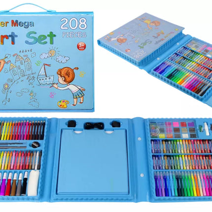 DAŽYMO RINKINYS XXL LAGAMINE, 208 ELEMENTAI