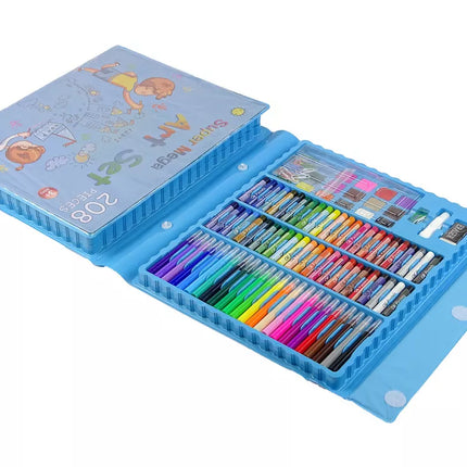 DAŽYMO RINKINYS XXL LAGAMINE, 208 ELEMENTAI