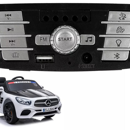 Muzikinis skydelis automobiliui Akumuliatorius Mercedes SL500 policija
