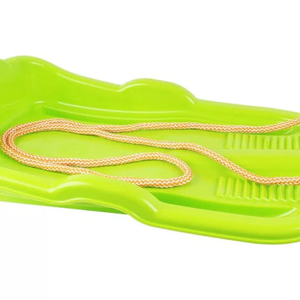 Plastikinės rogutės su virve, žalios, 6481