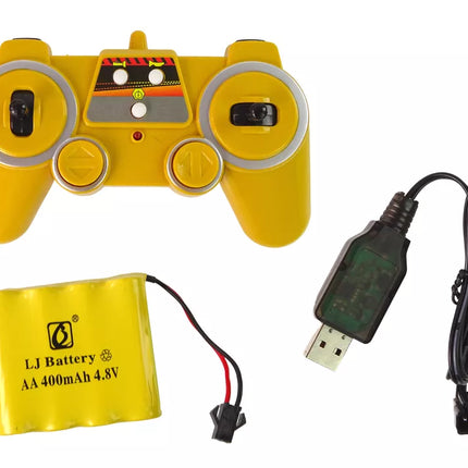 RC šiukšliavežis Mercedes-Benz Antos oranžinis