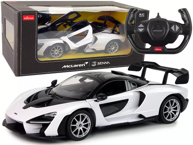 Automobilis R/C McLaren Senna Rastar 1:14 baltas su nuotoliniu valdymu