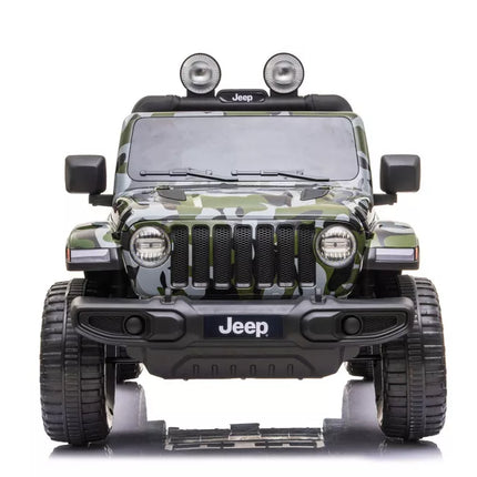 Elektromobilis Jeep Wrangler Rubicon DK-JWR555, kamufliažinis