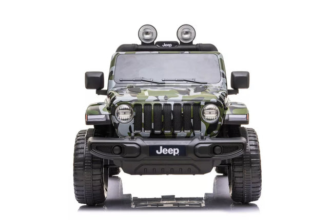 Elektromobilis Jeep Wrangler Rubicon DK-JWR555, kamufliažinis