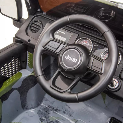 Elektromobilis Jeep Wrangler Rubicon DK-JWR555, kamufliažinis