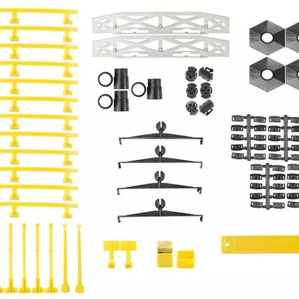 Radijo bangomis valdoma lenktynių trasa su 2 automobiliais