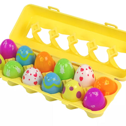 Squishy Velykinių kiaušinių rinkinys, 12 vienetų