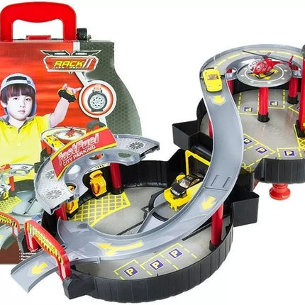 Automobilių stovėjimo aikštelė Lagaminas Apskritimas Dviejų lygių