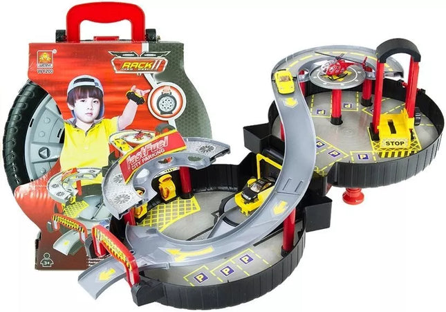 Automobilių stovėjimo aikštelė Lagaminas Apskritimas Dviejų lygių