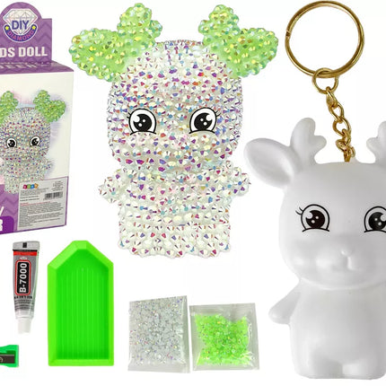 „Pasidaryk pats“ deimantų kūrybinis rinkinys – baltas elnias, 3D