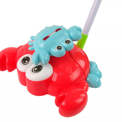 Švytintis stūmikas krabas raudonas su muzika