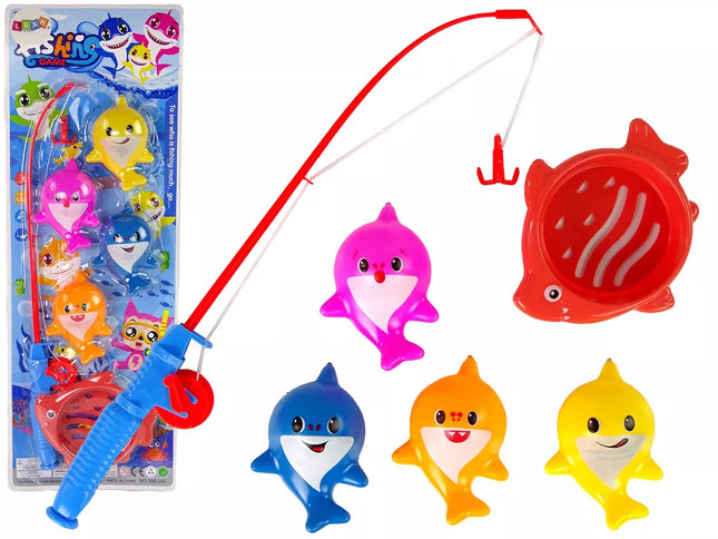 Žvejybos žaidimų rinkinys Žvejybos žaidimas Žuvis + Meškerė + Ekranas