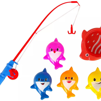 Žvejybos žaidimų rinkinys Žvejybos žaidimas Žuvis + Meškerė + Ekranas