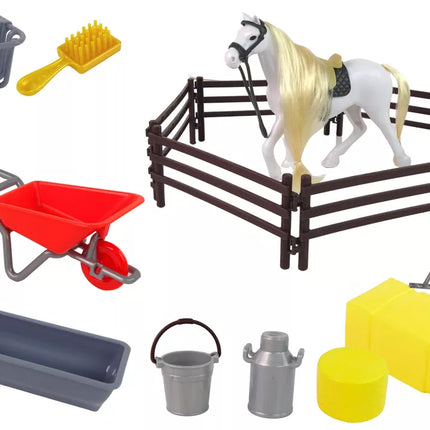 Arklys šukoms Priedai Sodyba Šienas Arklidė