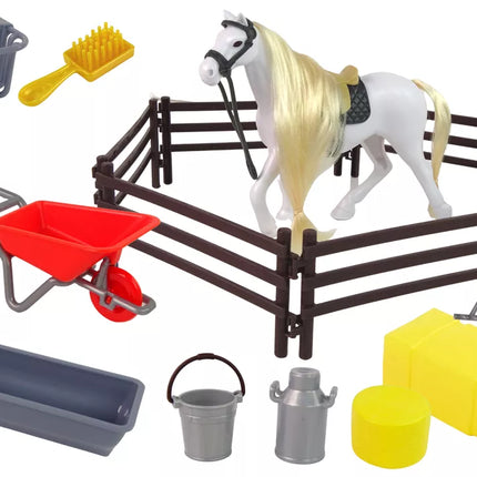 Žirgo figūrėlė Šukuojamas arklys Sodybos reikmenys