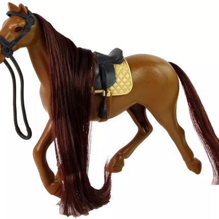 Ūkio tvarto figūrėlių rinkinys su šukavimo arklių priedais