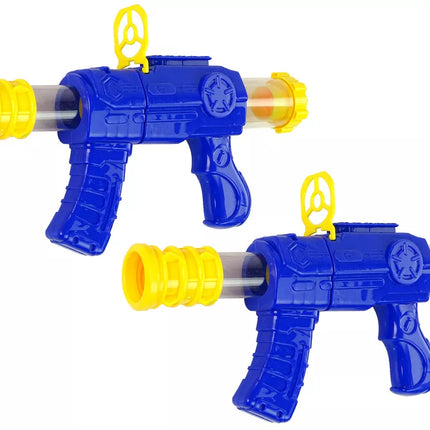 Šaudymo iš lanko žaidimas su ančių taikiniu, minkšti kamuoliukai ir garsai