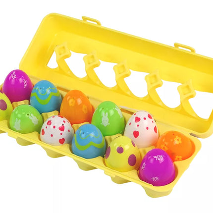 Velykinių kiaušinių rinkinys su žaislais nuo streso, 12 vnt.