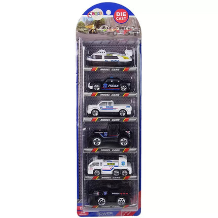 Resorak policijos transporto priemonių rinkinys 1:64