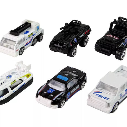 Resorak policijos transporto priemonių rinkinys 1:64