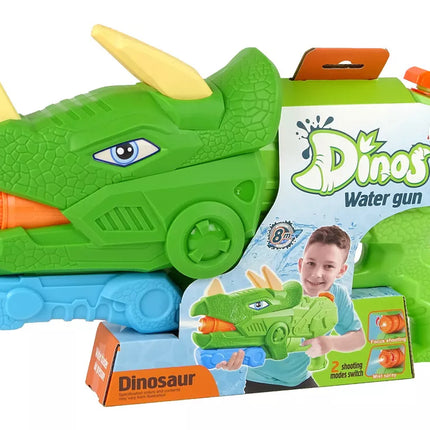 Dinozaurų vandens šautuvas 1330 ml Žalias, nuotolis 8 m