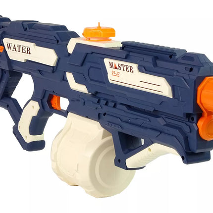 Didelis elektrinis įkraunamas vandens šautuvas, 9 m atstumas, 1000 ml